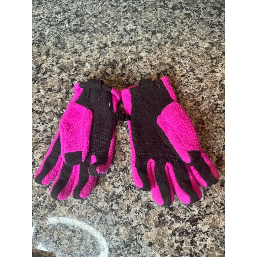The North Face Kids Mittens - Pink and Black
